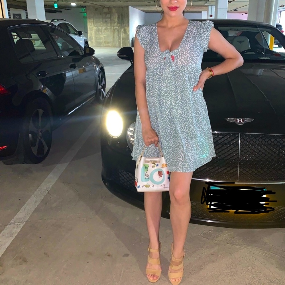 Babydoll flowy mini dress